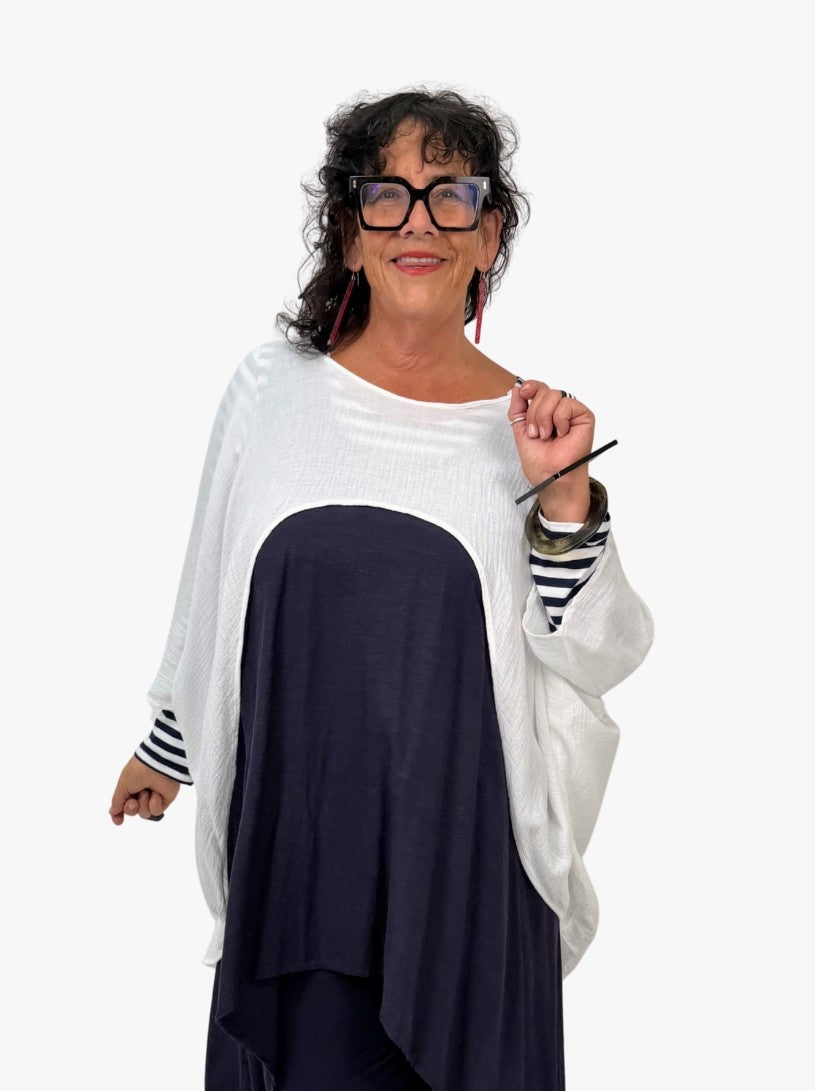 TCD Battina Top - White Muslin