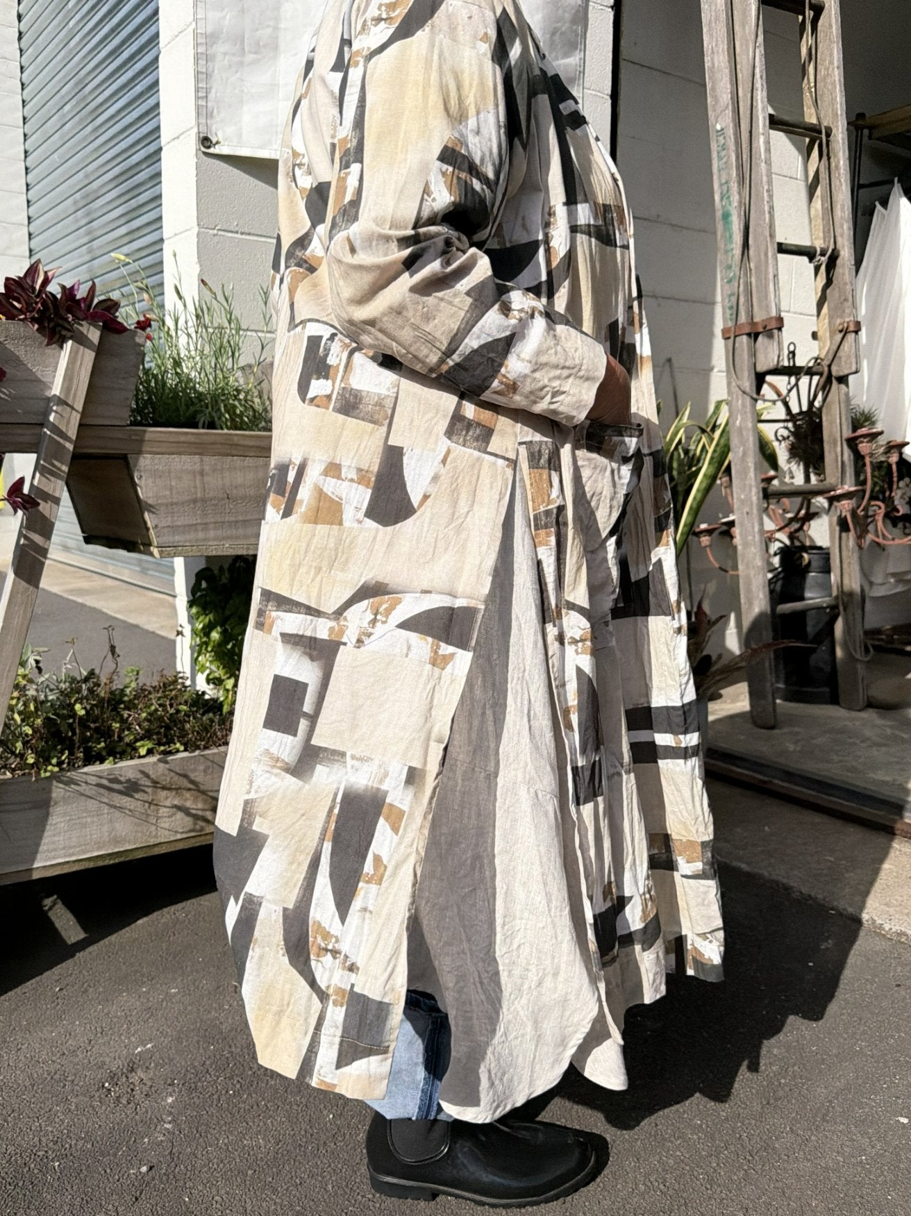 TCD Cleo Coat Split - Part Side Print