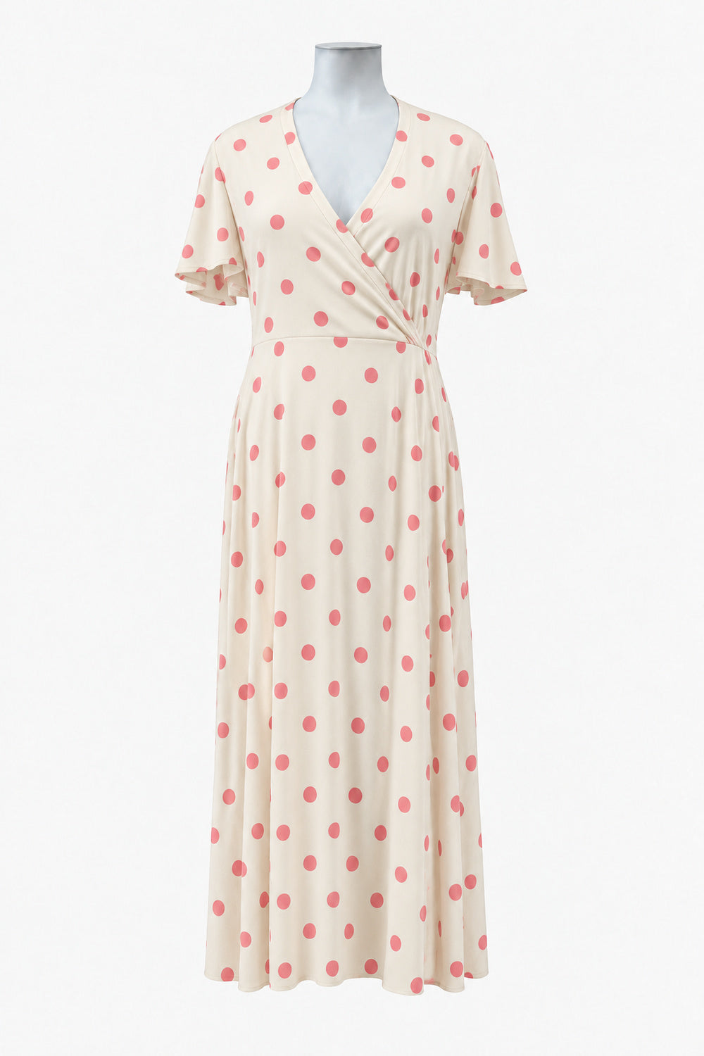 PRE ORDER TCD Katy Q Dress - Pink Polka Dot