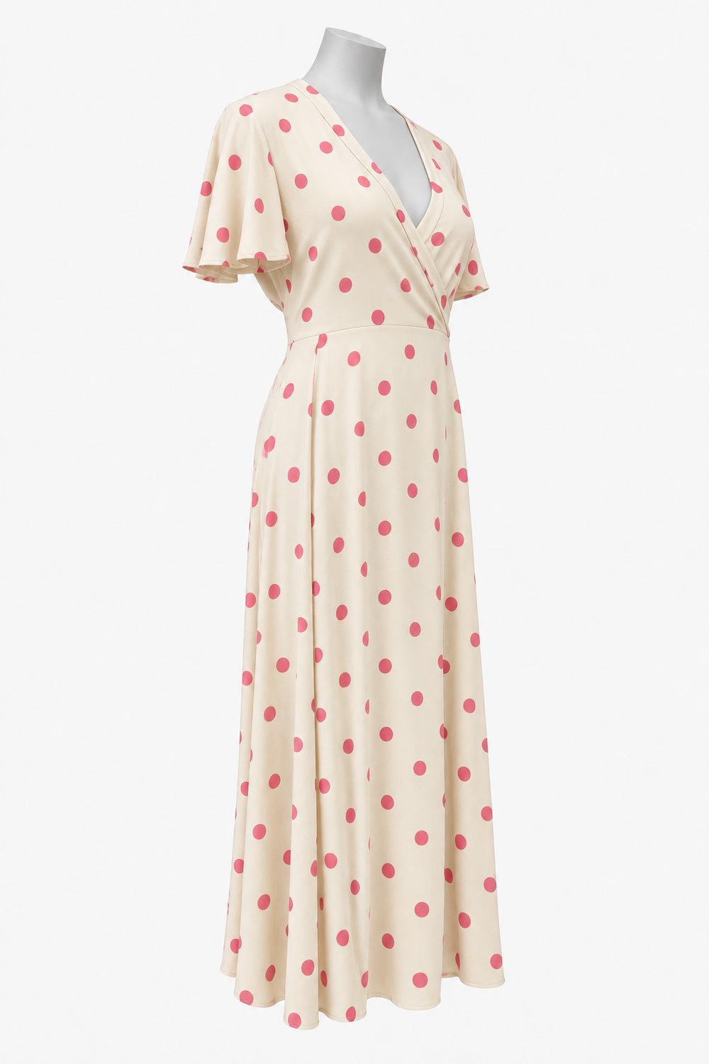 PRE ORDER TCD Katy Q Dress - Pink Polka Dot