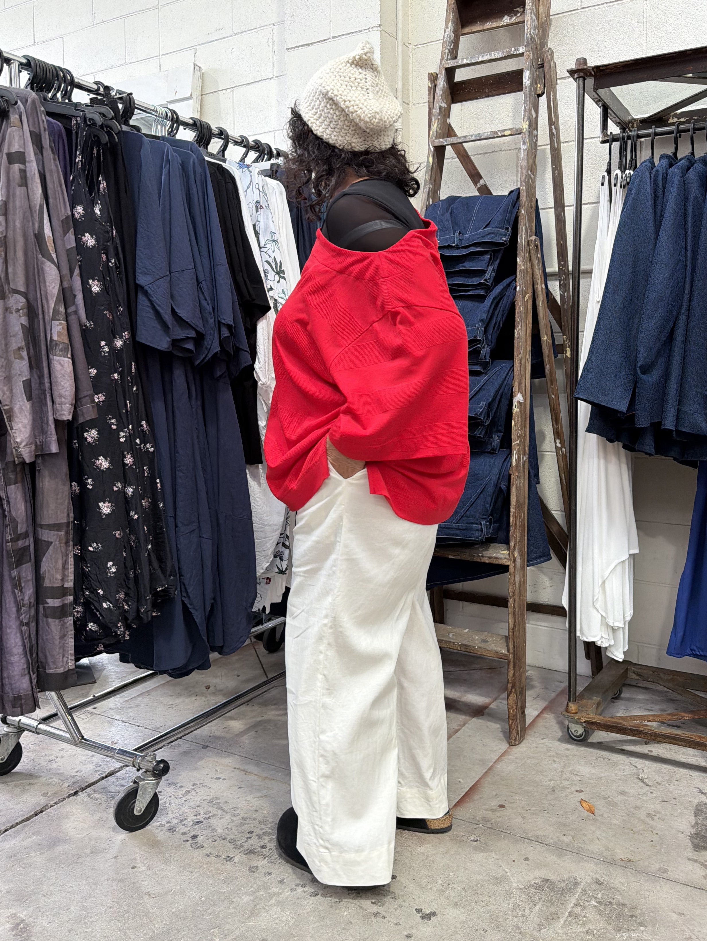 TCD Sadie Pants - Cream Linen