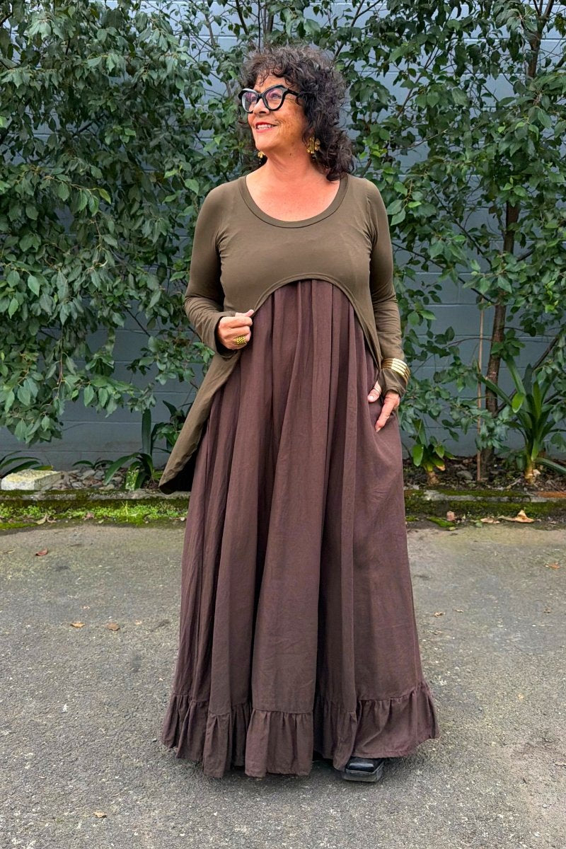 TCD Scoop D Top - Khaki