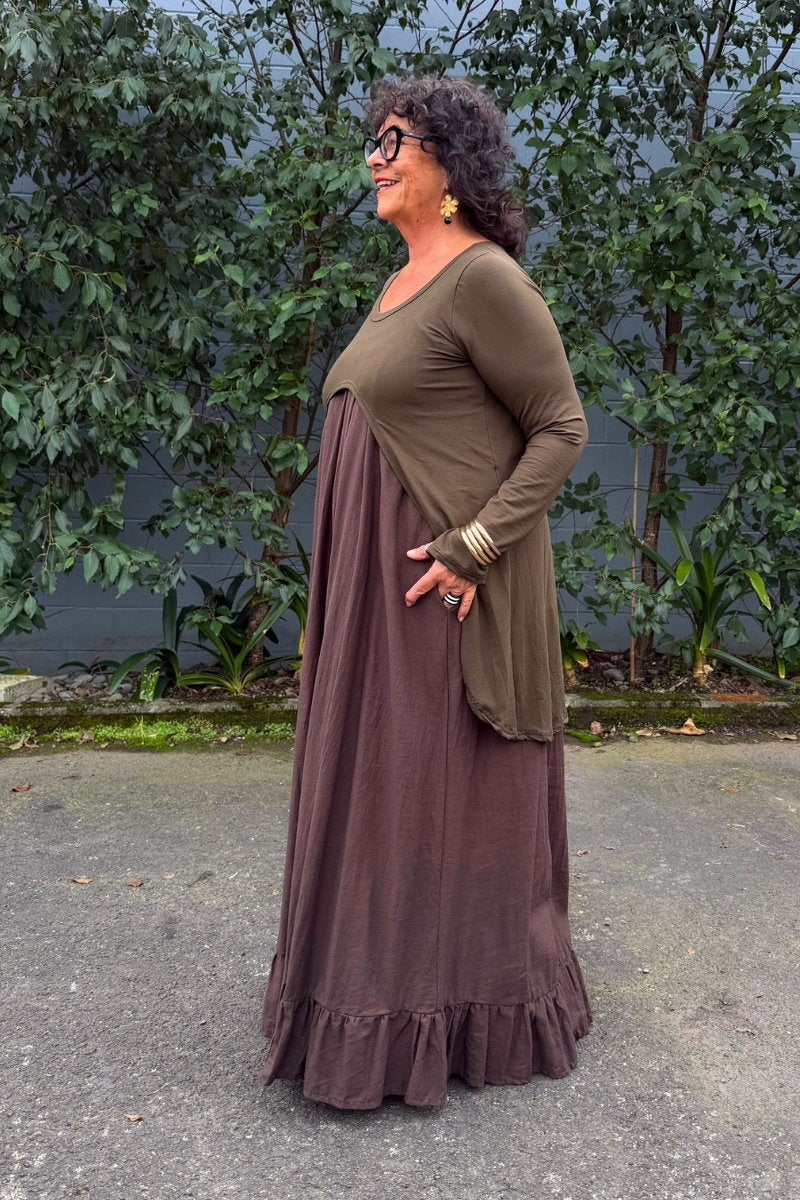 TCD Scoop D Top - Khaki