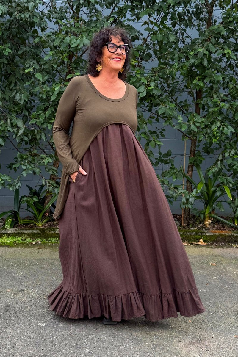 TCD Scoop D Top - Khaki