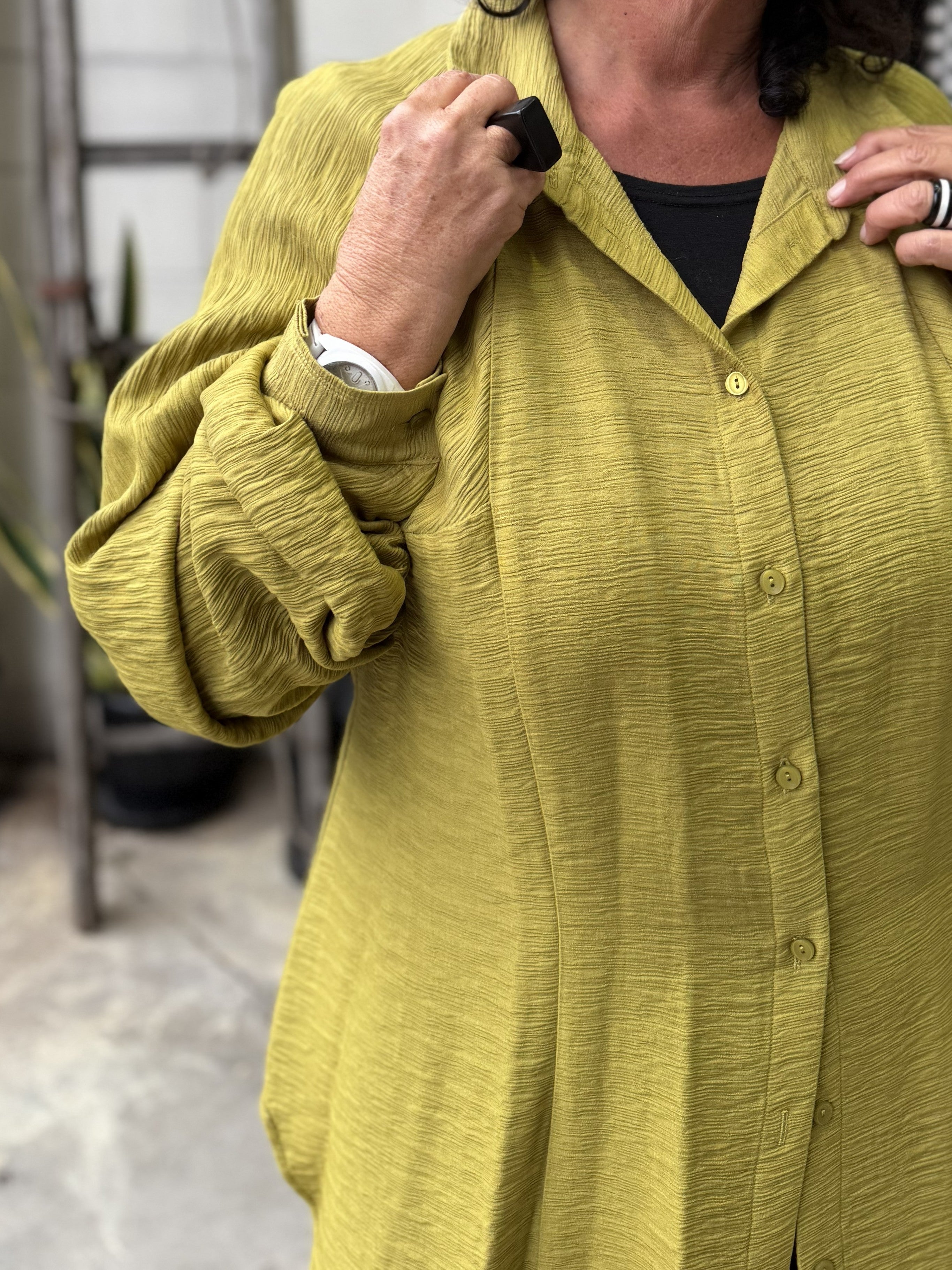 TCD Skye Shirt - Chartreuse