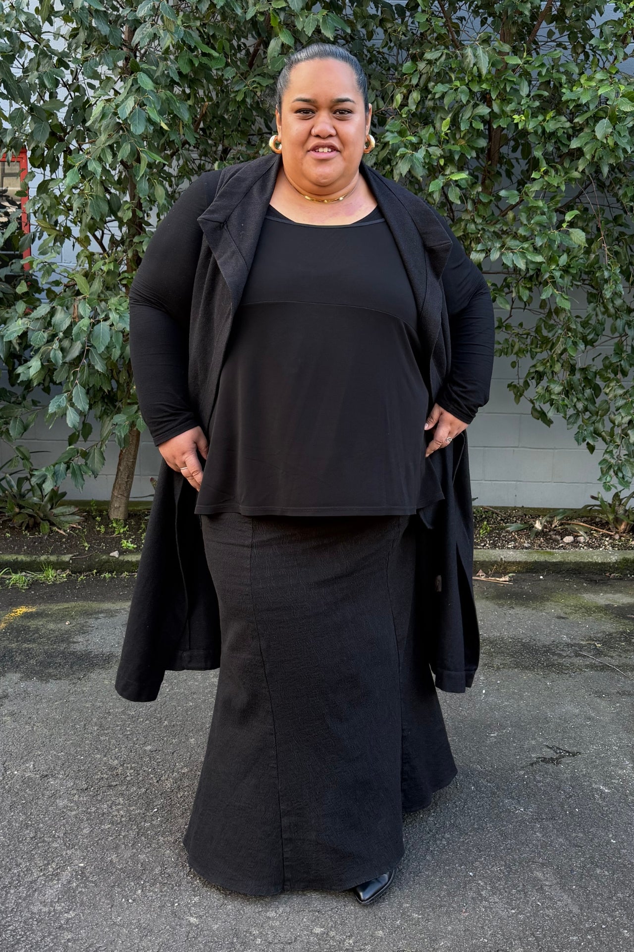 TCD Stella Skirt - Black Stretch