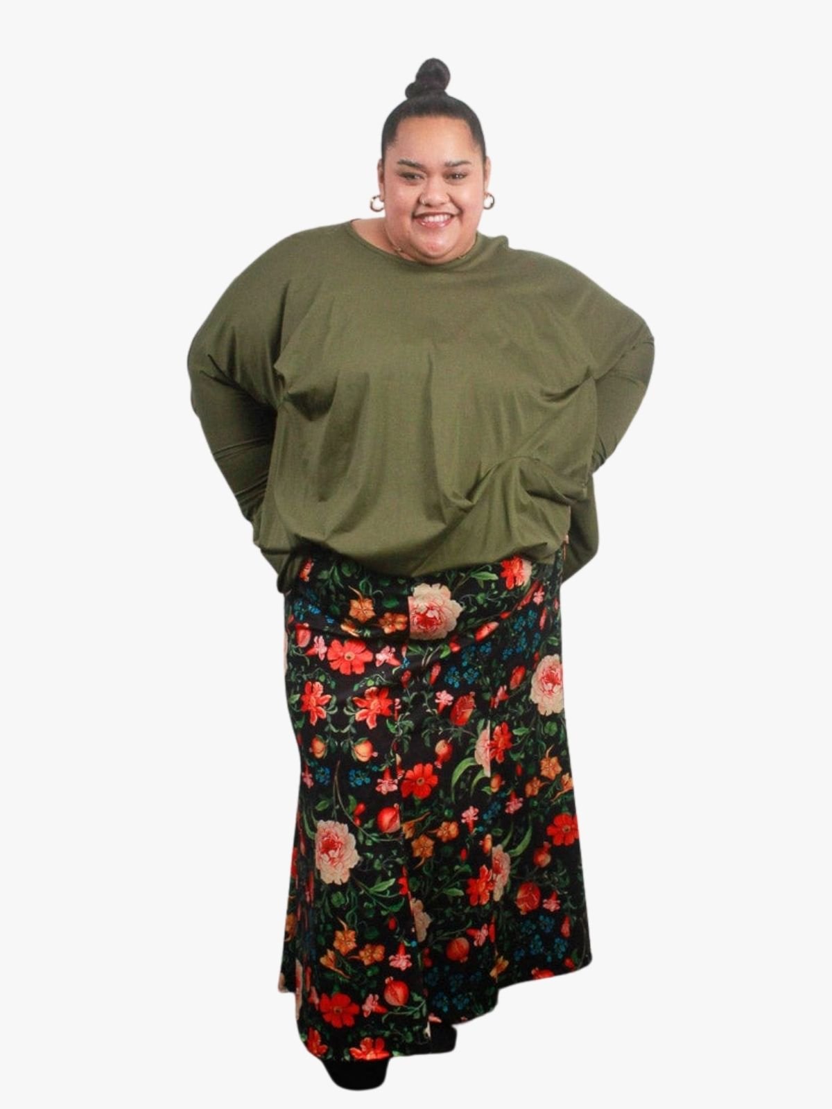 TCD Stella Skirt - Floral (Lucky Last - Size M)