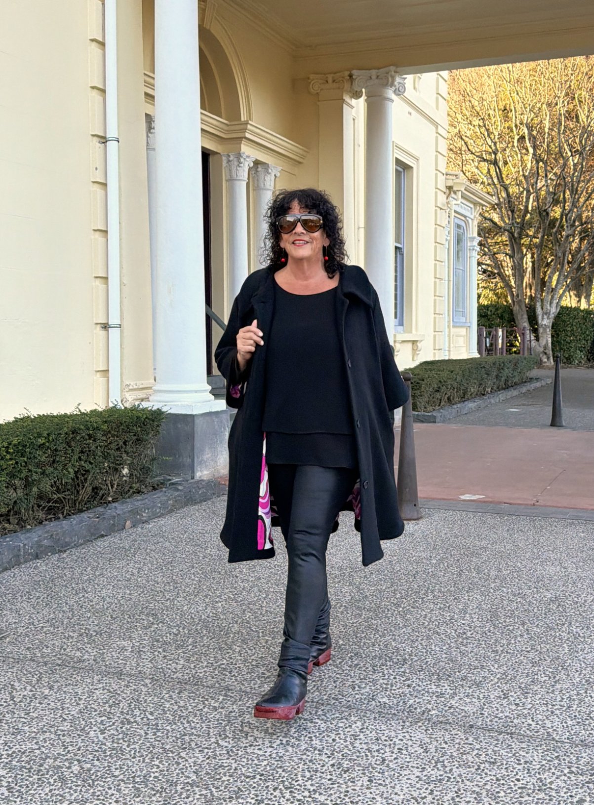 TCD Windsor Coat - Black Wool