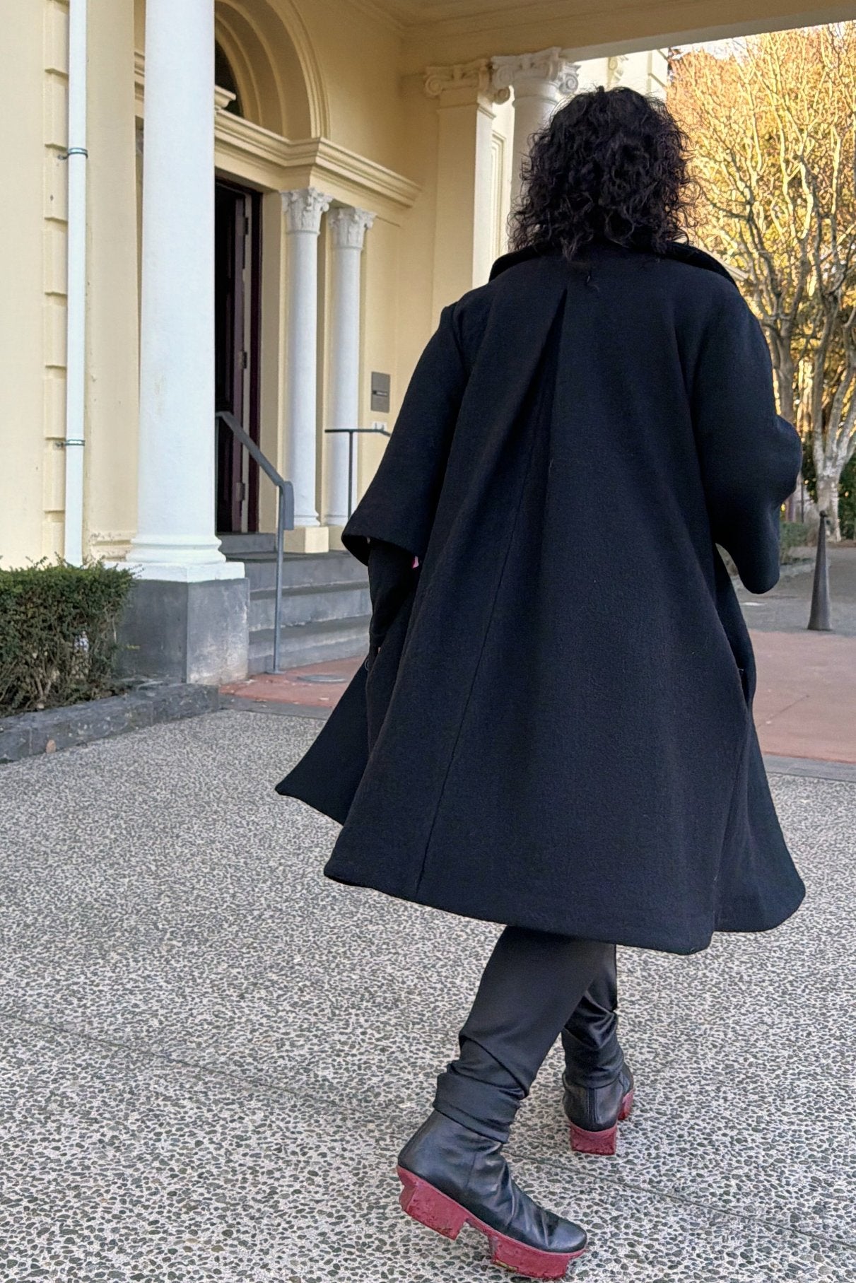 TCD Windsor Coat - Black Wool