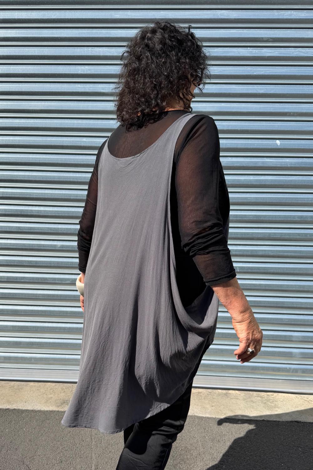 TCD Drape Tunic - Grey