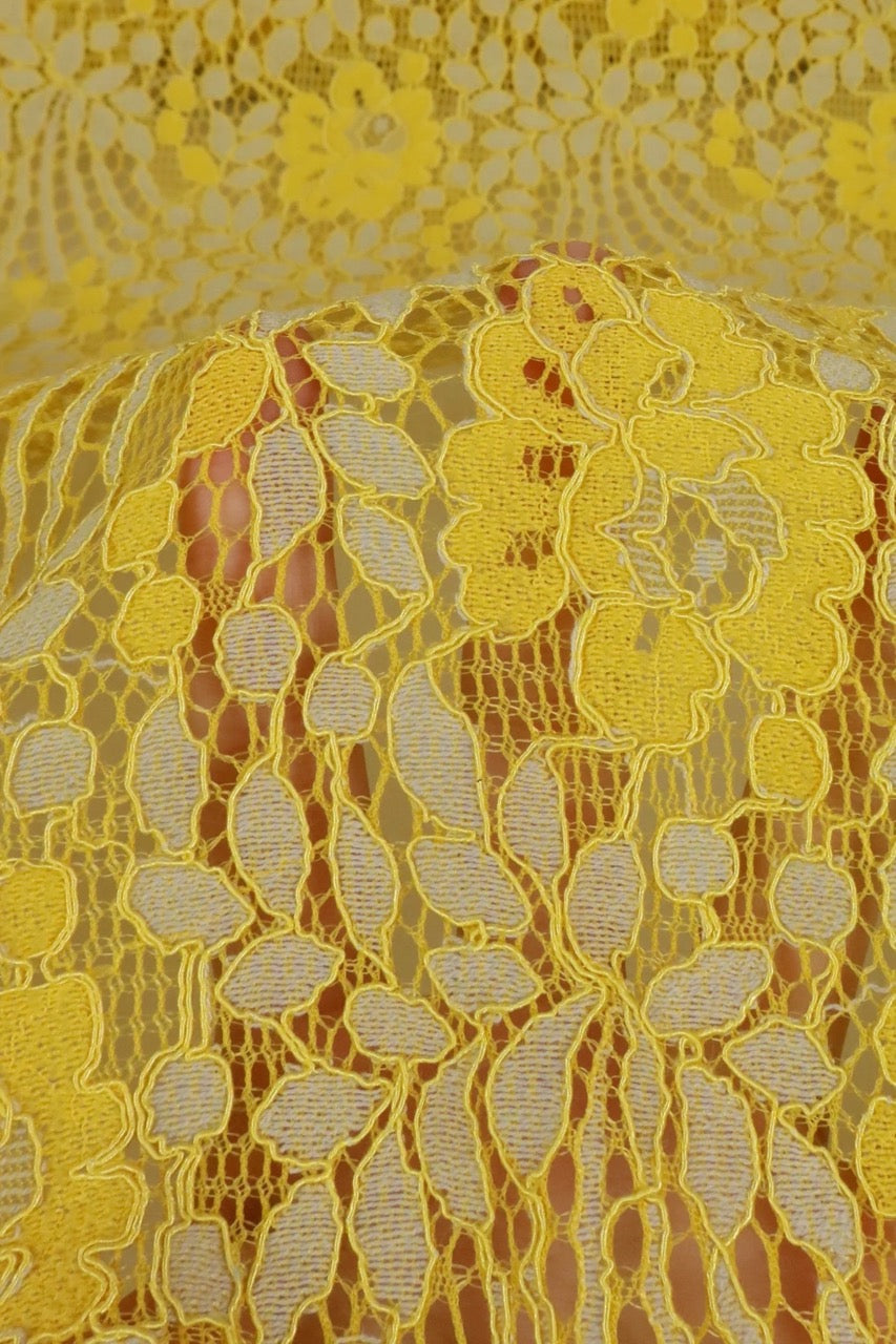 PRE ORDER TCD Marilyn Dress - Yellow lace