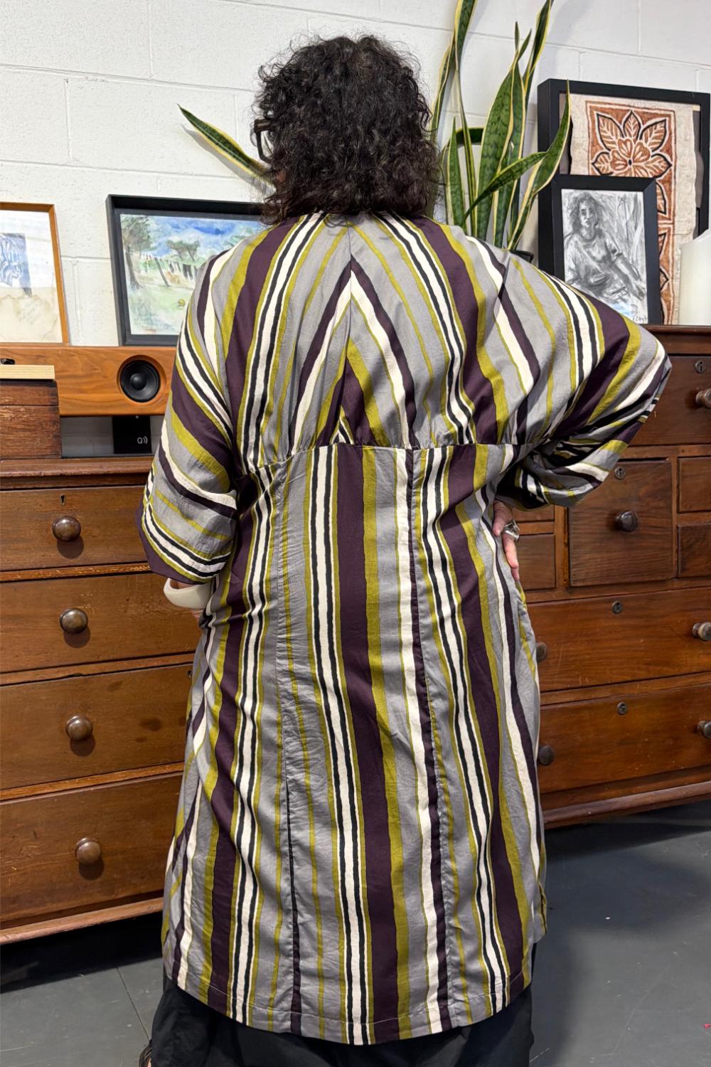 TCD Vespa Duster - Olive Stripe