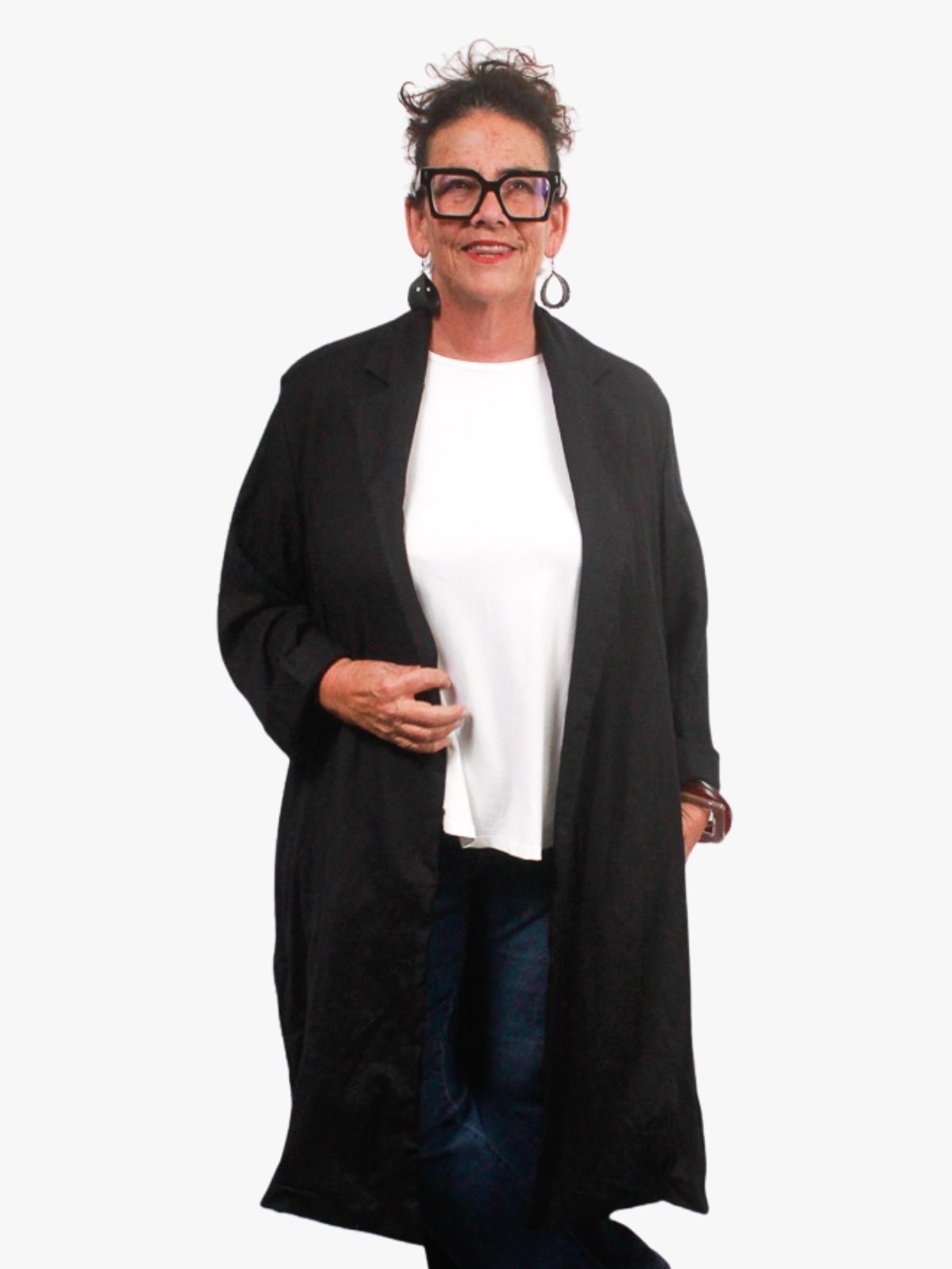 TCD Darcy Duster - Black (LUCKY LAST size LG)