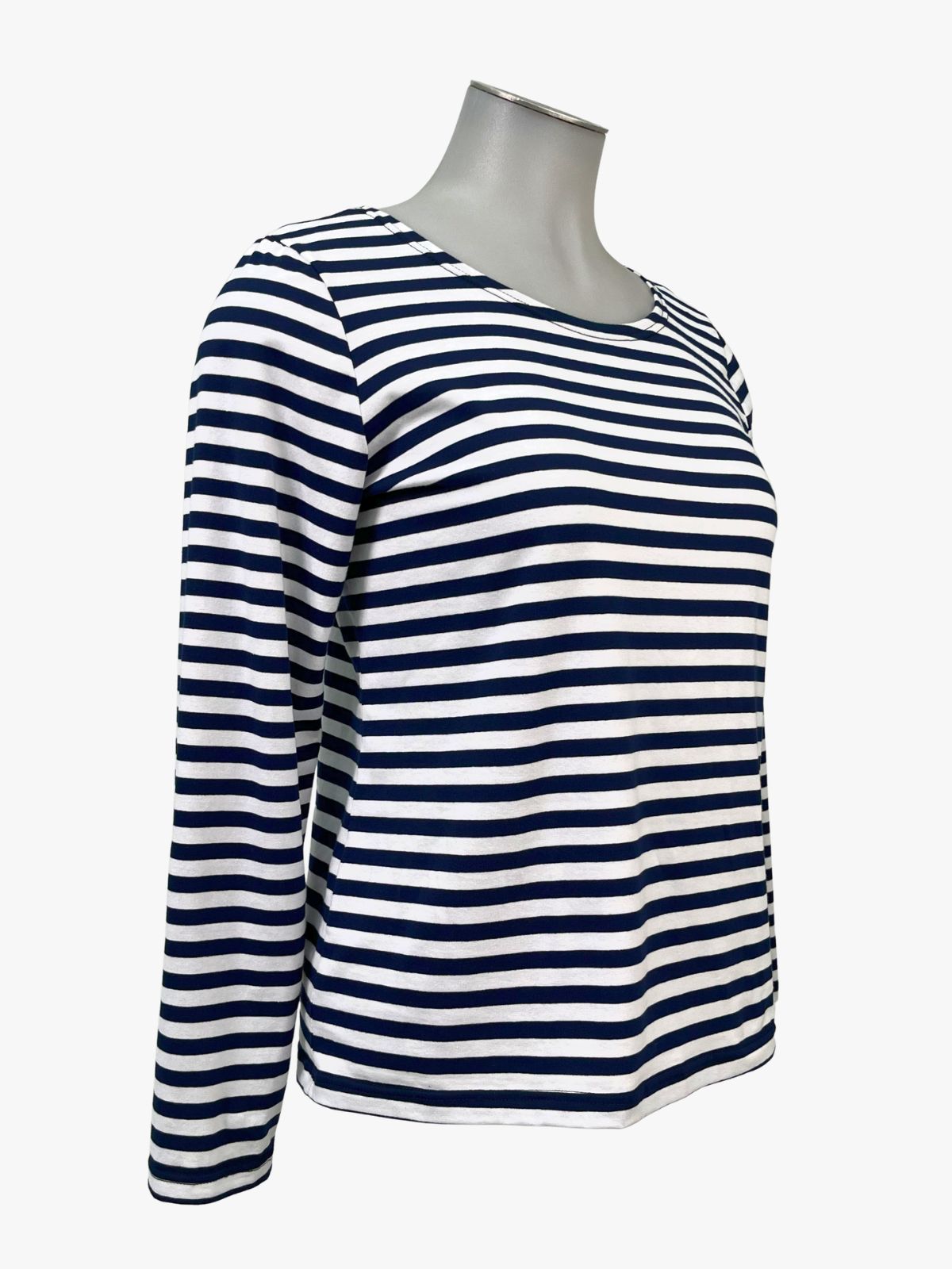 TCD Simply Tee - Navy Small Stripes