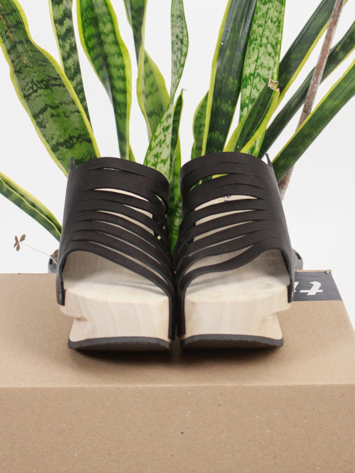 Trippen Flux Shoe- Black (LUCKY LAST -41 = 10)