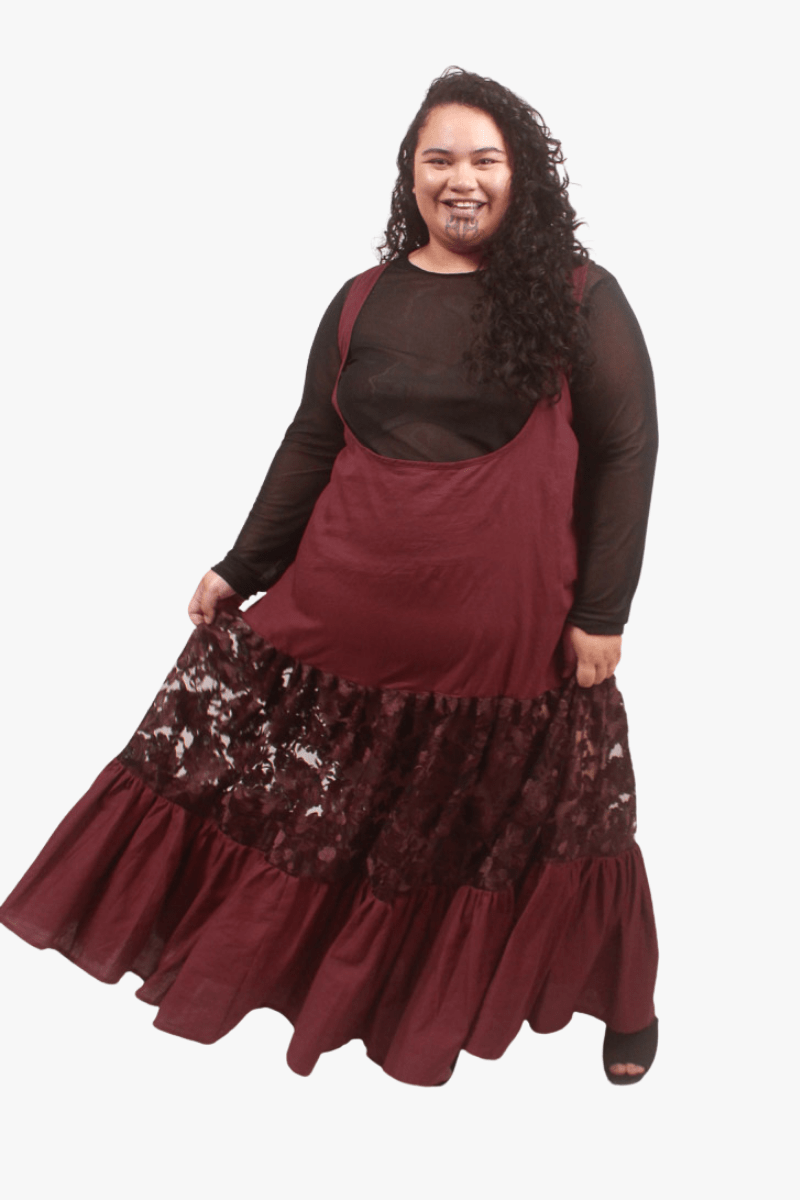 GORJIS Gorjis Arlo Petticoat - Merlot Linen Shop