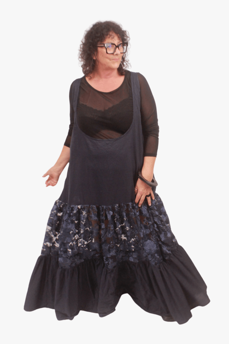 GORJIS Gorjis Arlo Petticoat - Navy Linen Shop