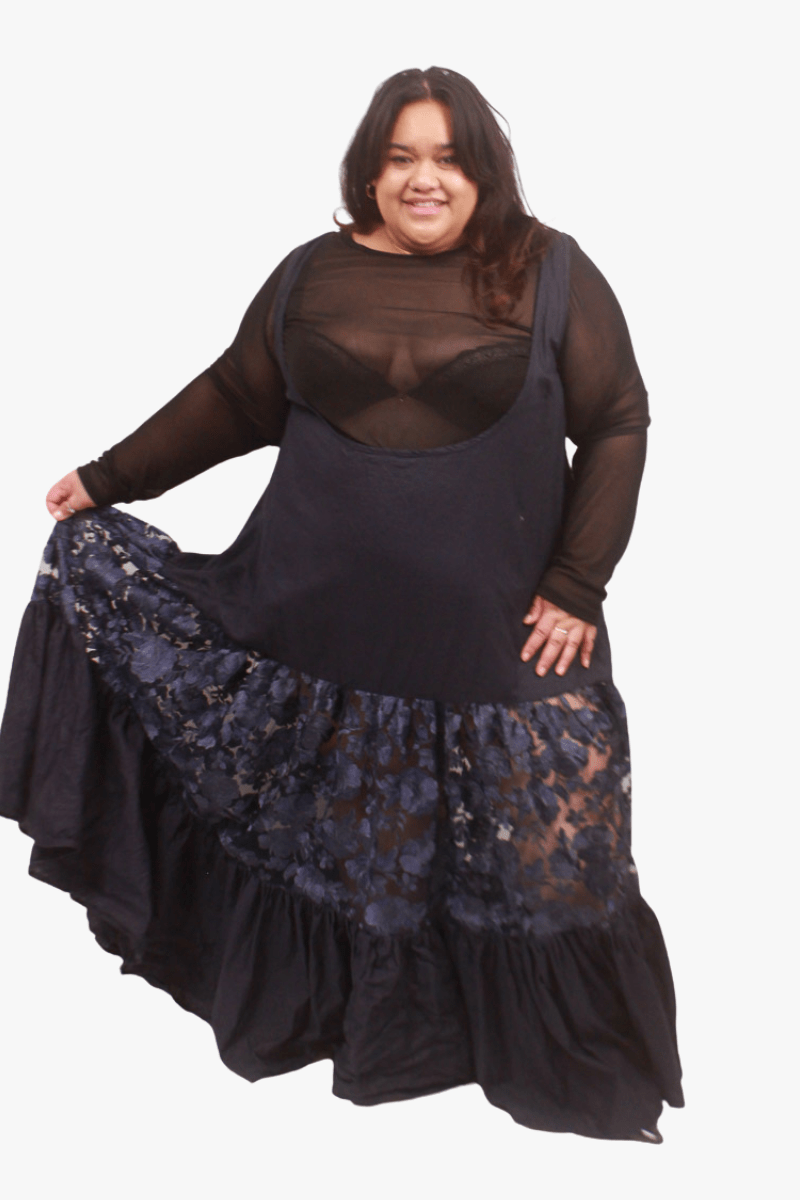 GORJIS Gorjis Arlo Petticoat - Navy Linen Shop