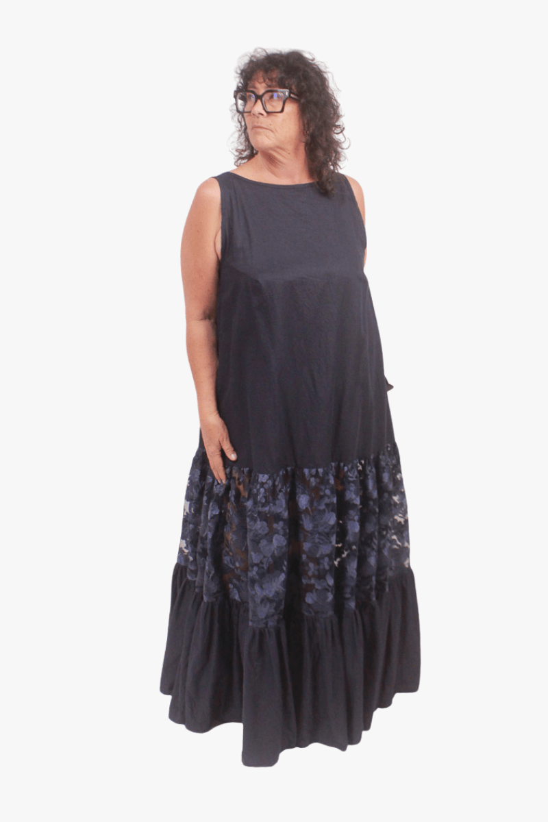 GORJIS Gorjis Arlo Petticoat - Navy Linen Shop