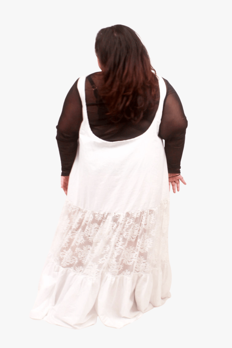 GORJIS Gorjis Arlo Petticoat - White Cotton Shop