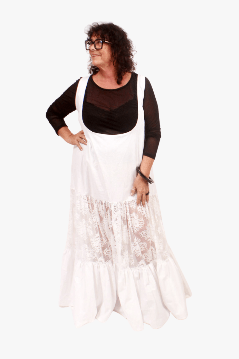 GORJIS Gorjis Arlo Petticoat - White Cotton Shop