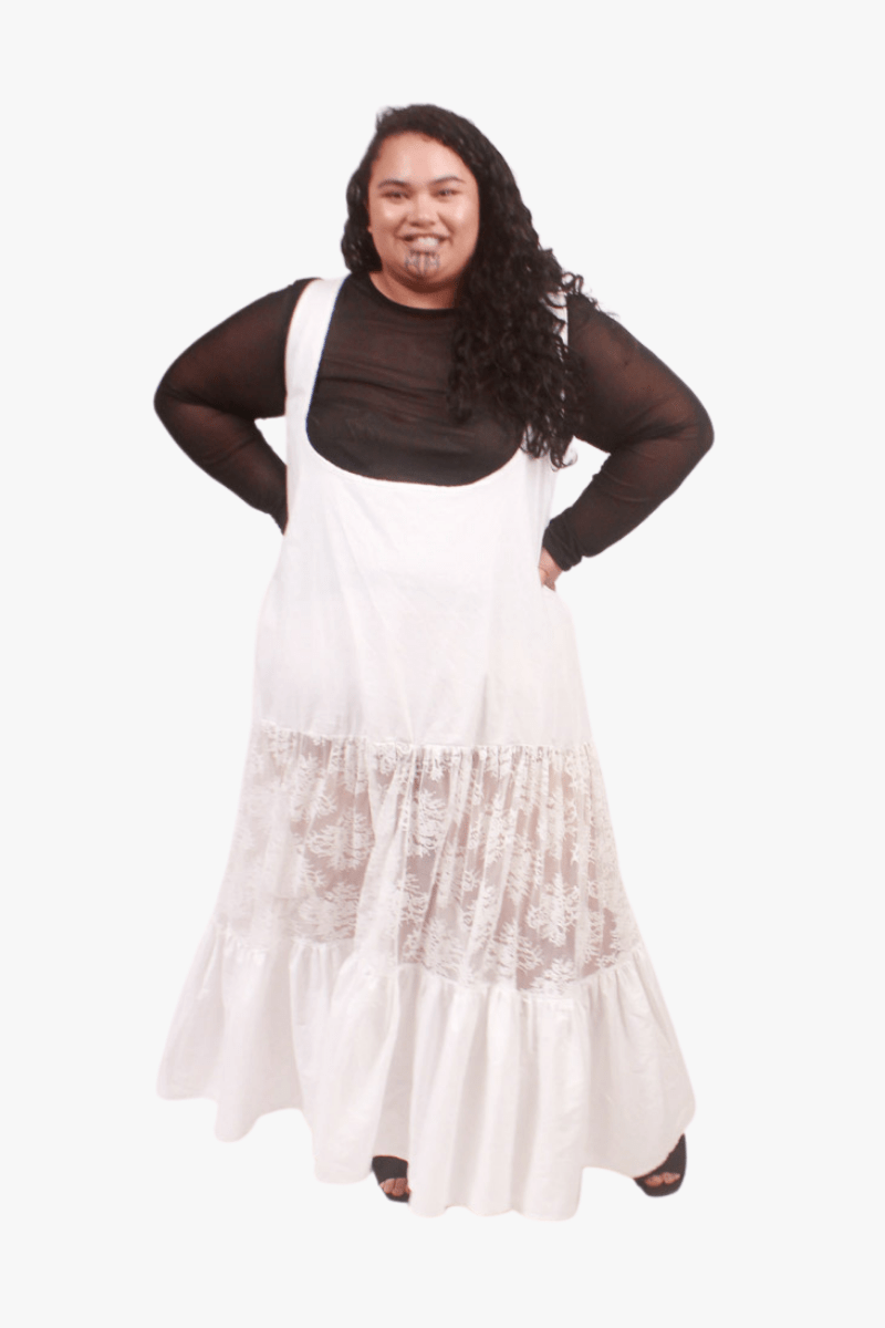 GORJIS Gorjis Arlo Petticoat - White Cotton Shop