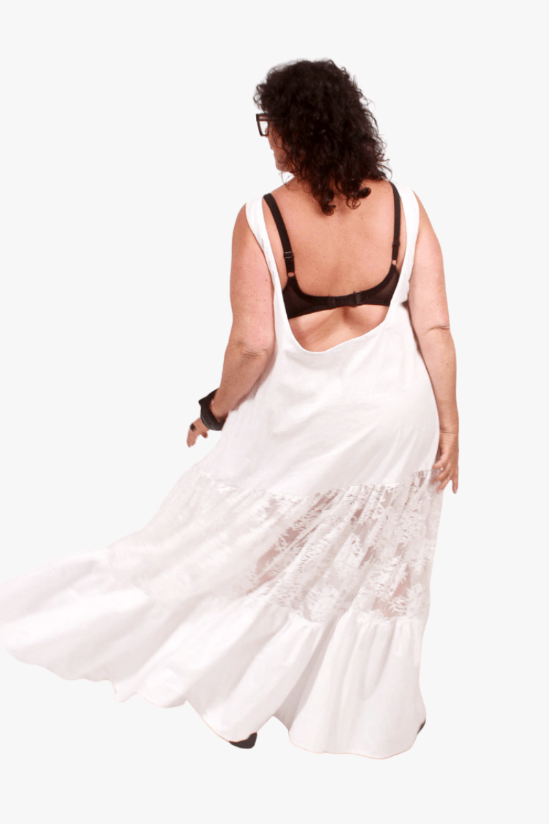 GORJIS Gorjis Arlo Petticoat - White Cotton Shop