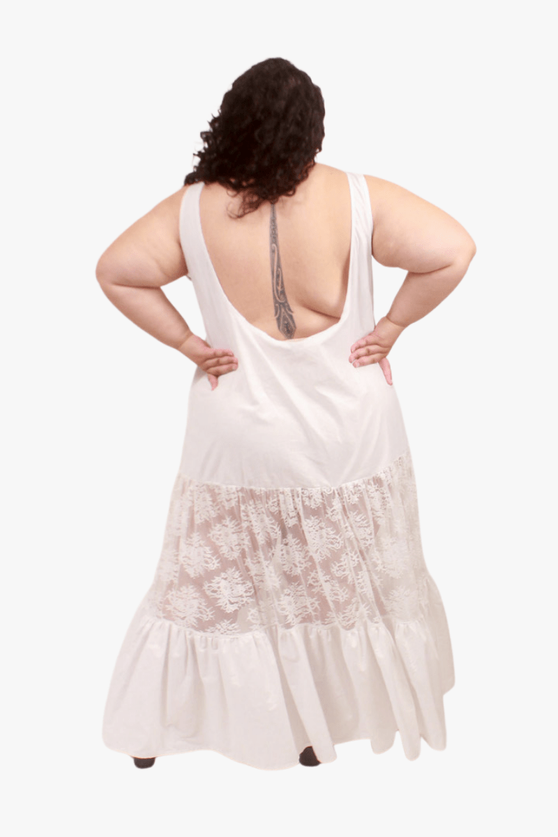 GORJIS Gorjis Arlo Petticoat - White Cotton Shop