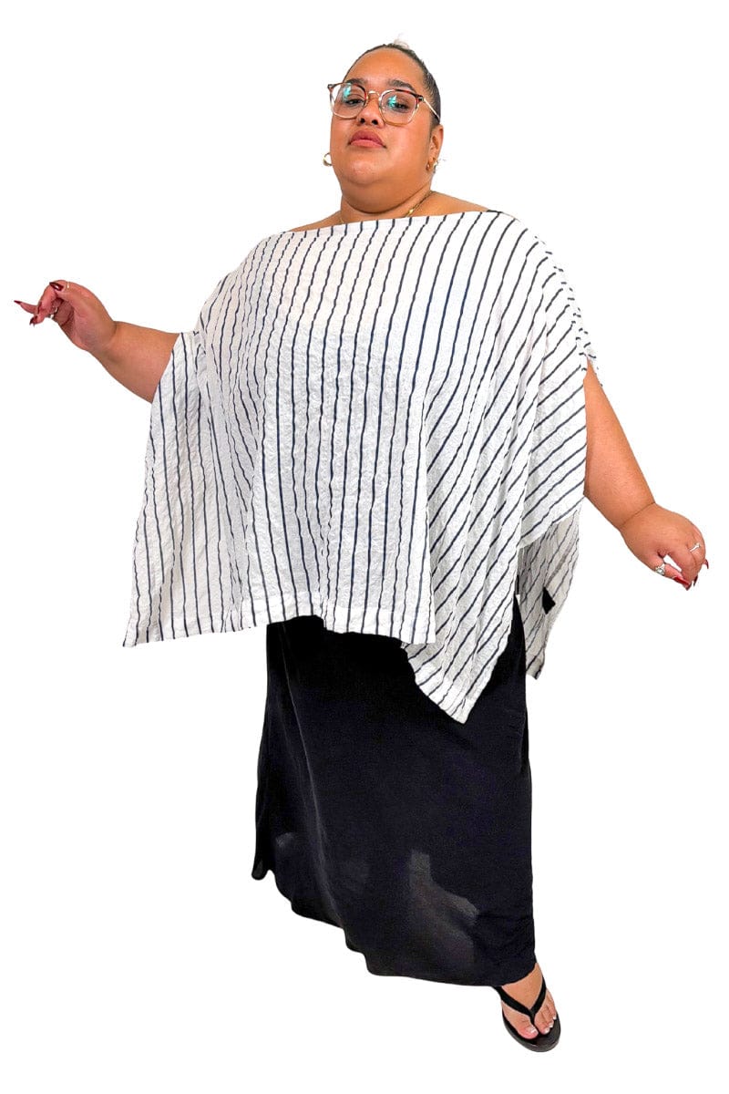 GORJIS TCD Coverall Top - Navy Stripe Shop