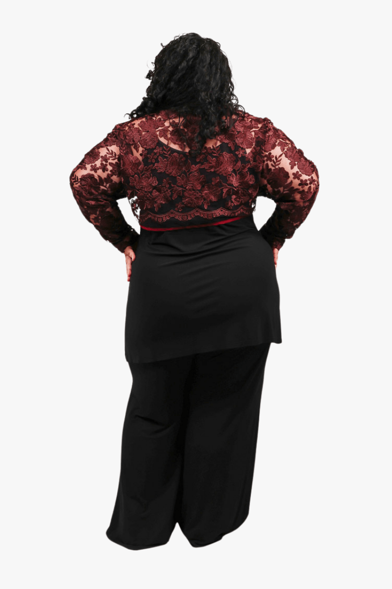 GORJIS Gorjis Blair Top - Merlot Top