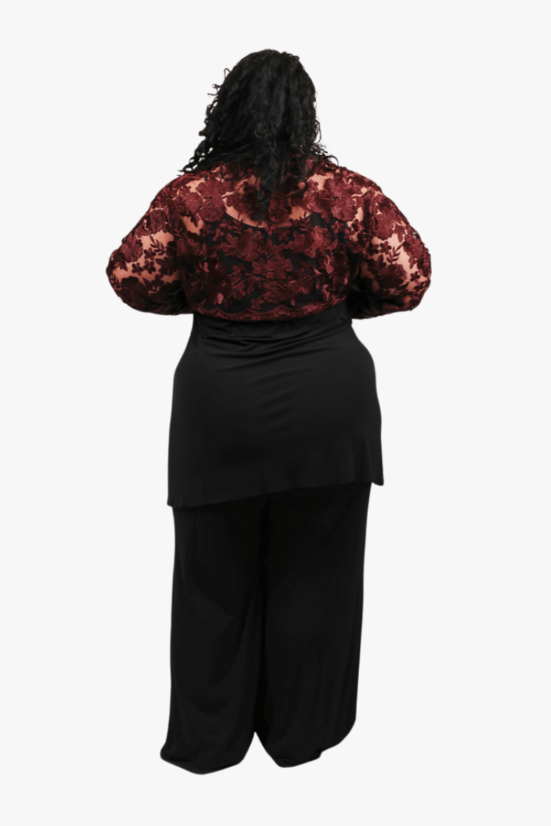 GORJIS Gorjis Blair Top - Merlot Top