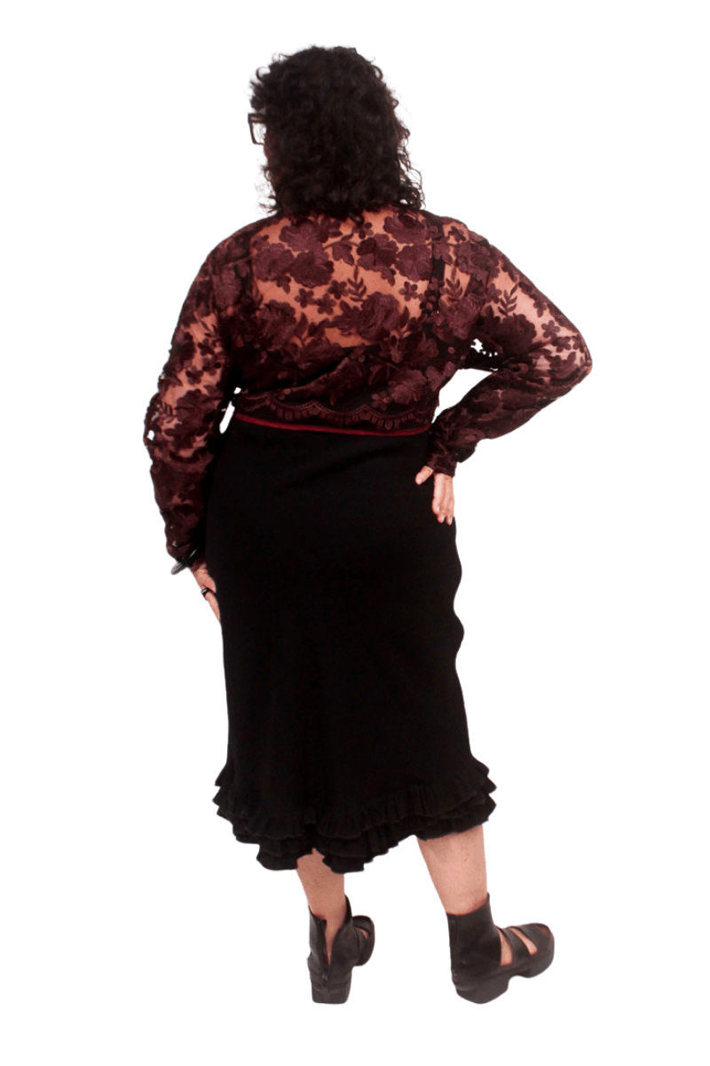 GORJIS Gorjis Blair Top - Merlot Top