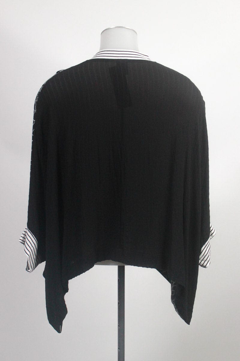 Juna Juna Bomber - Black + White Geo Bomber Shop O/S = 12-24