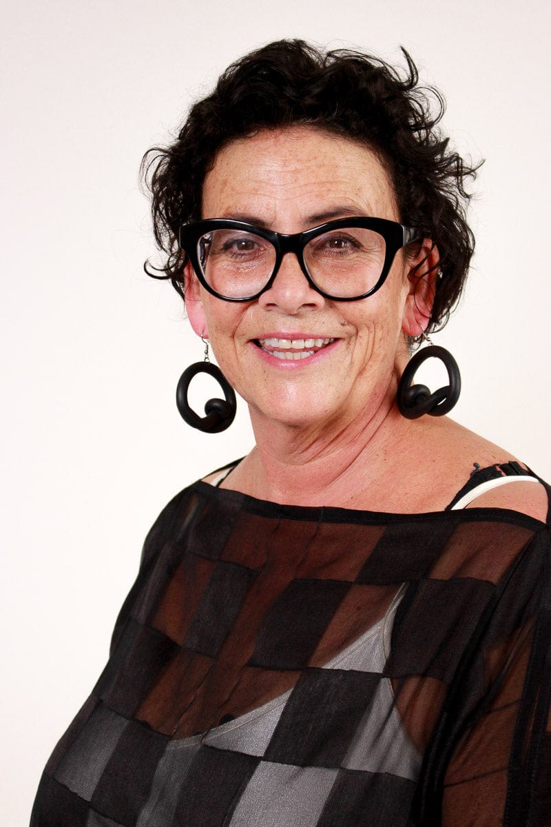 Mikas Mikas Nail Circle Earrings - Black Shop