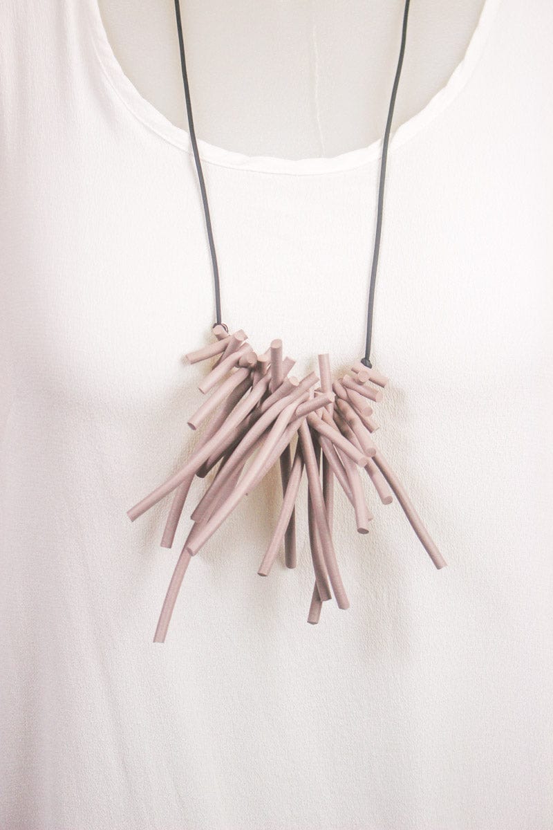 Mikas Mikas - Piano Necklace - Blush Pink Shop