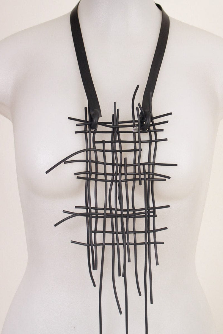 Mikas Mikas - Sudare Necklace - Black Shop