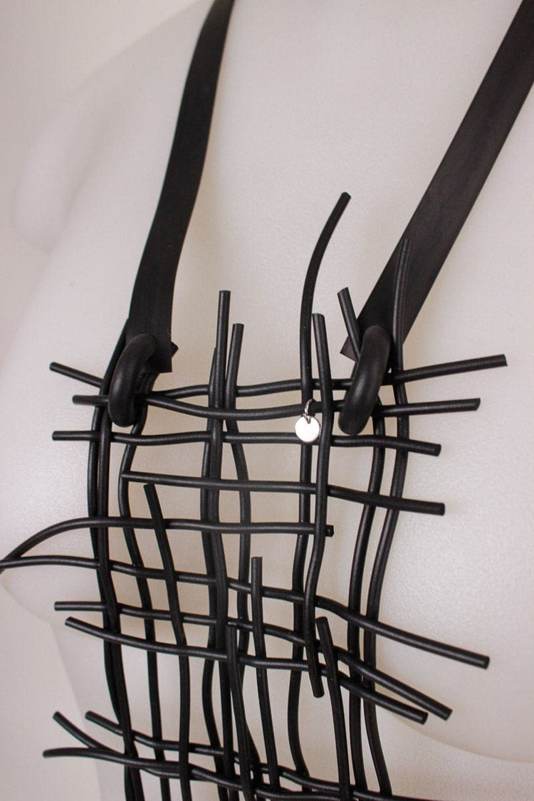 Mikas Mikas - Sudare Necklace - Black Shop