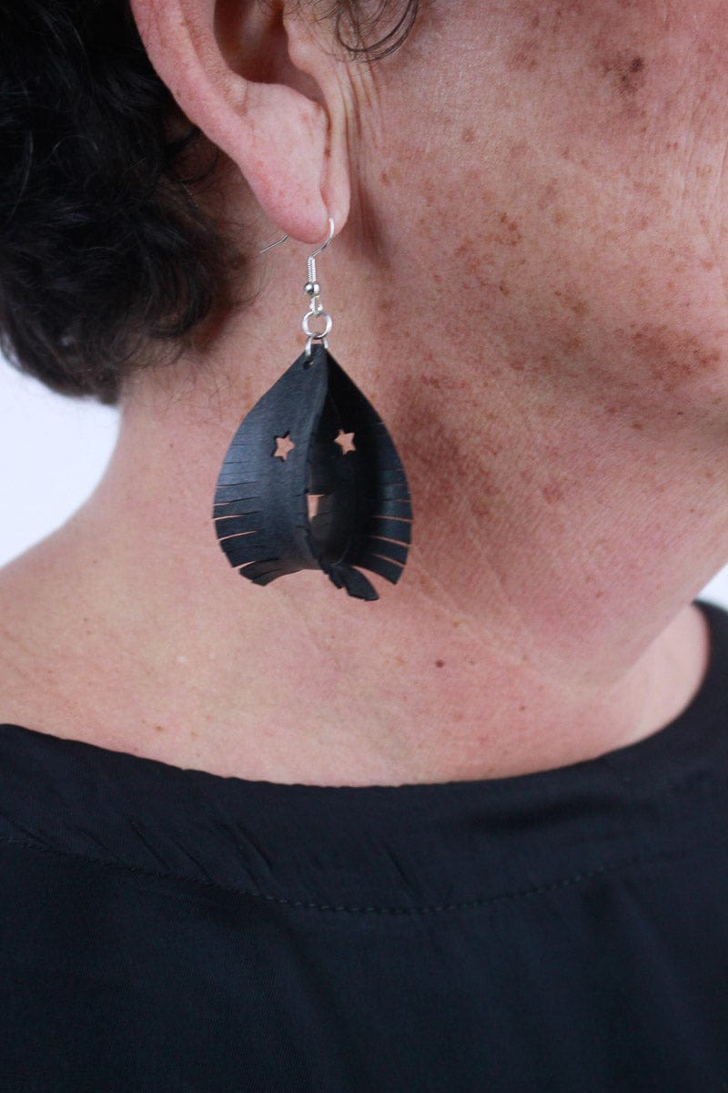 Nikola-O Nikola-O - Star Cluster Earrings Black jewellery