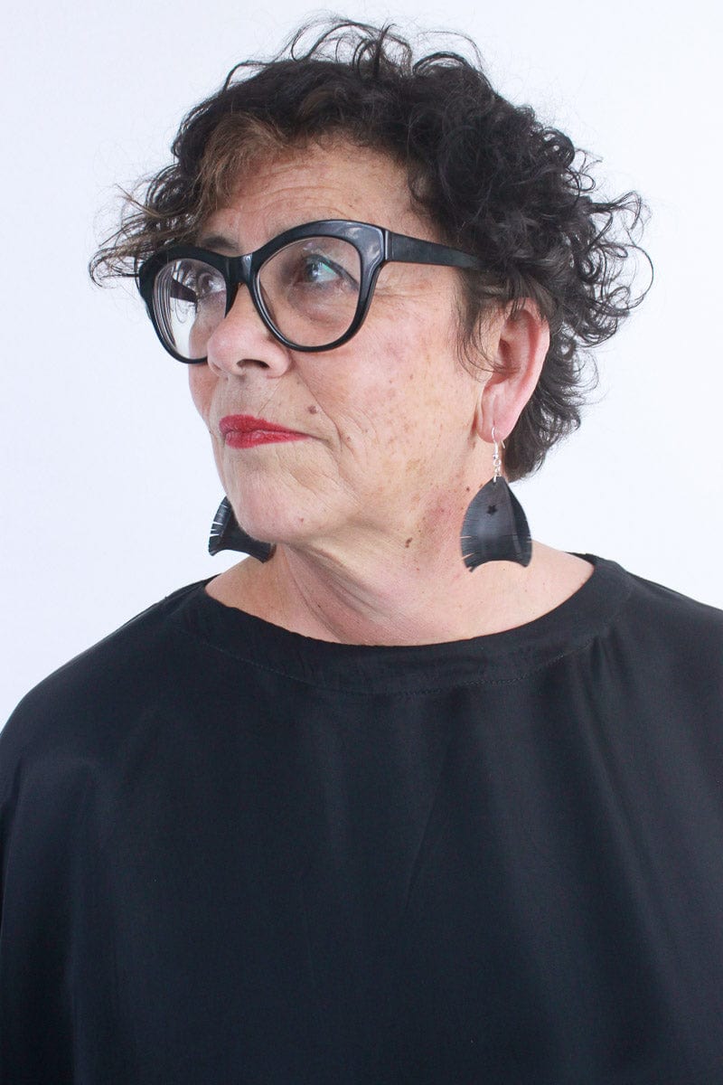 Nikola-O Nikola-O - Star Cluster Earrings Black jewellery