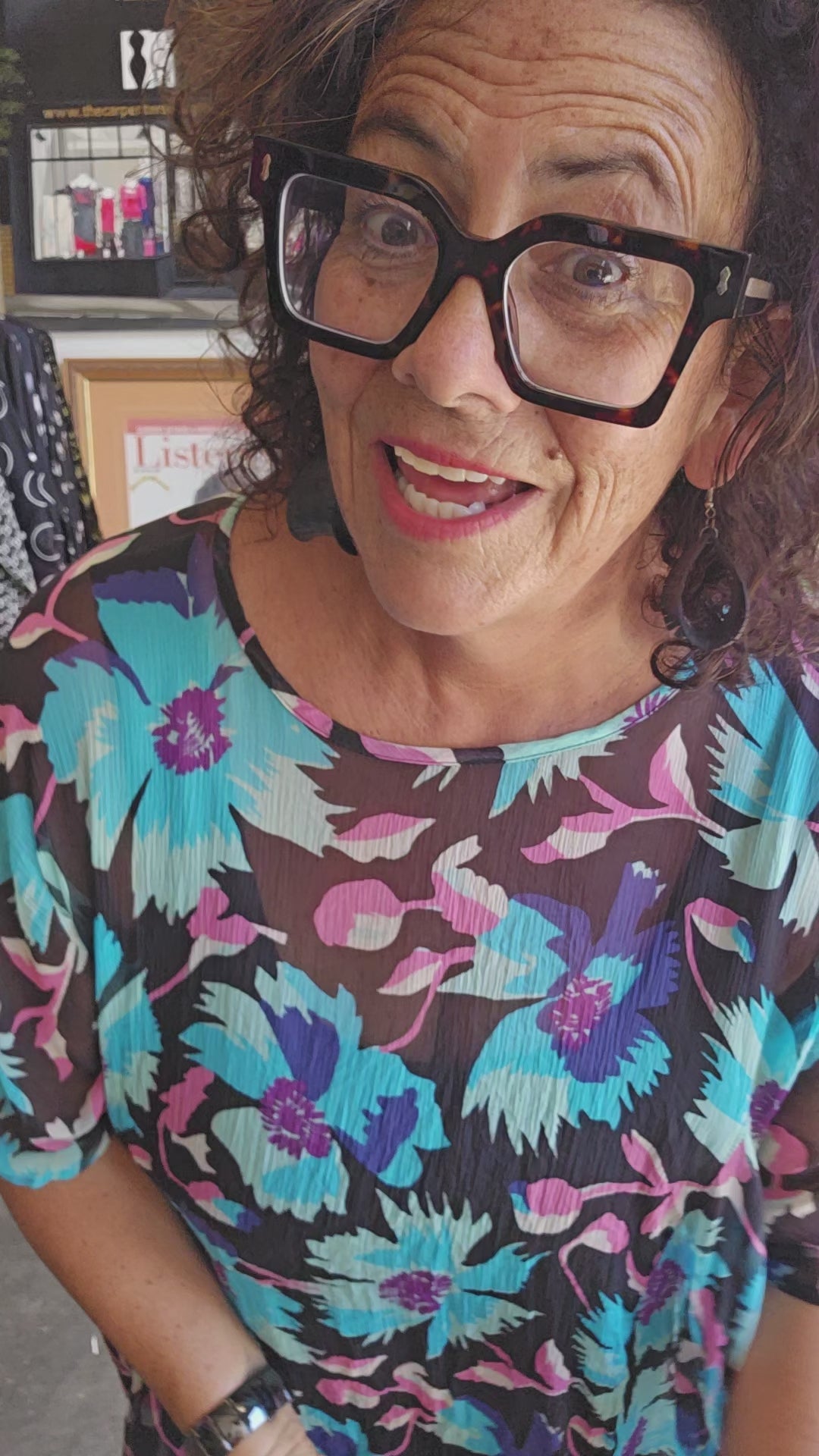 TCD Esther Top - Floral Print (LUCKY LAST SIZE SML)