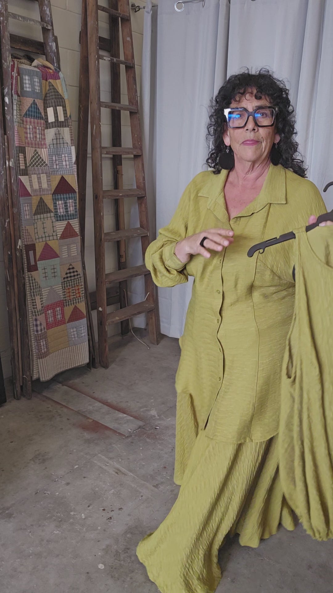 TCD Skye Shirt - Chartreuse