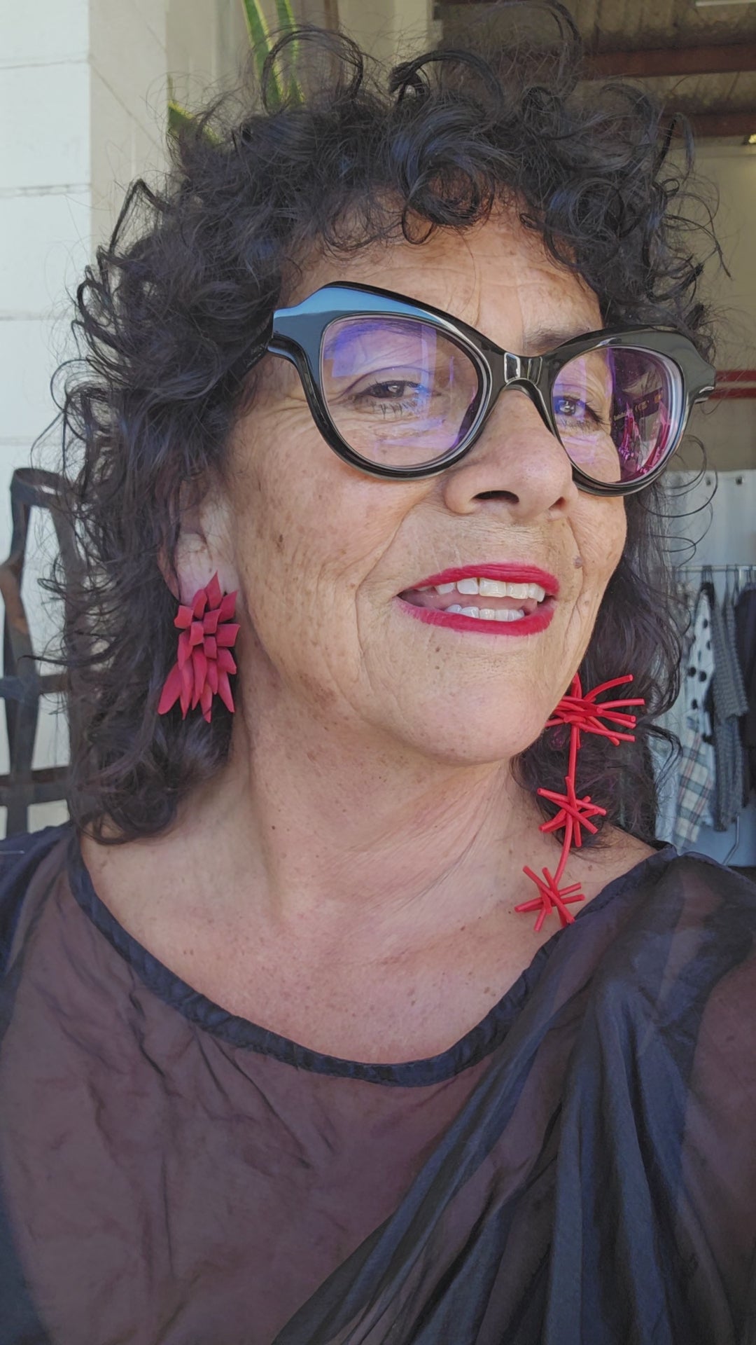 Mikas - Hanabi Earrings - Red