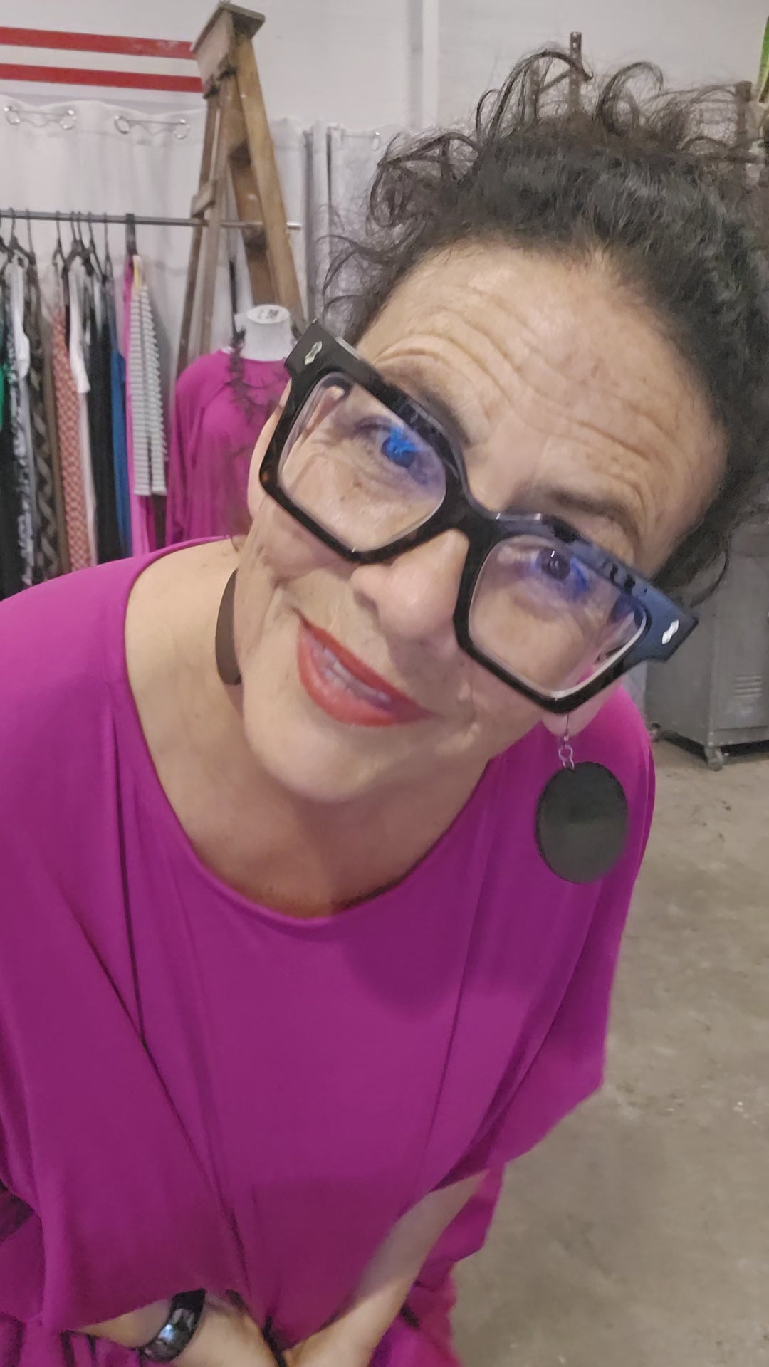 TCD Subtraction Top - Fuchsia Pink