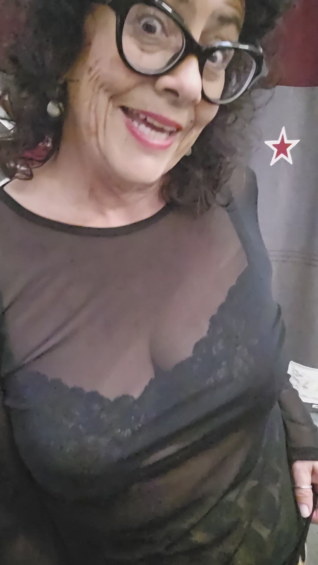 TCD Simply Tee - Black Mesh