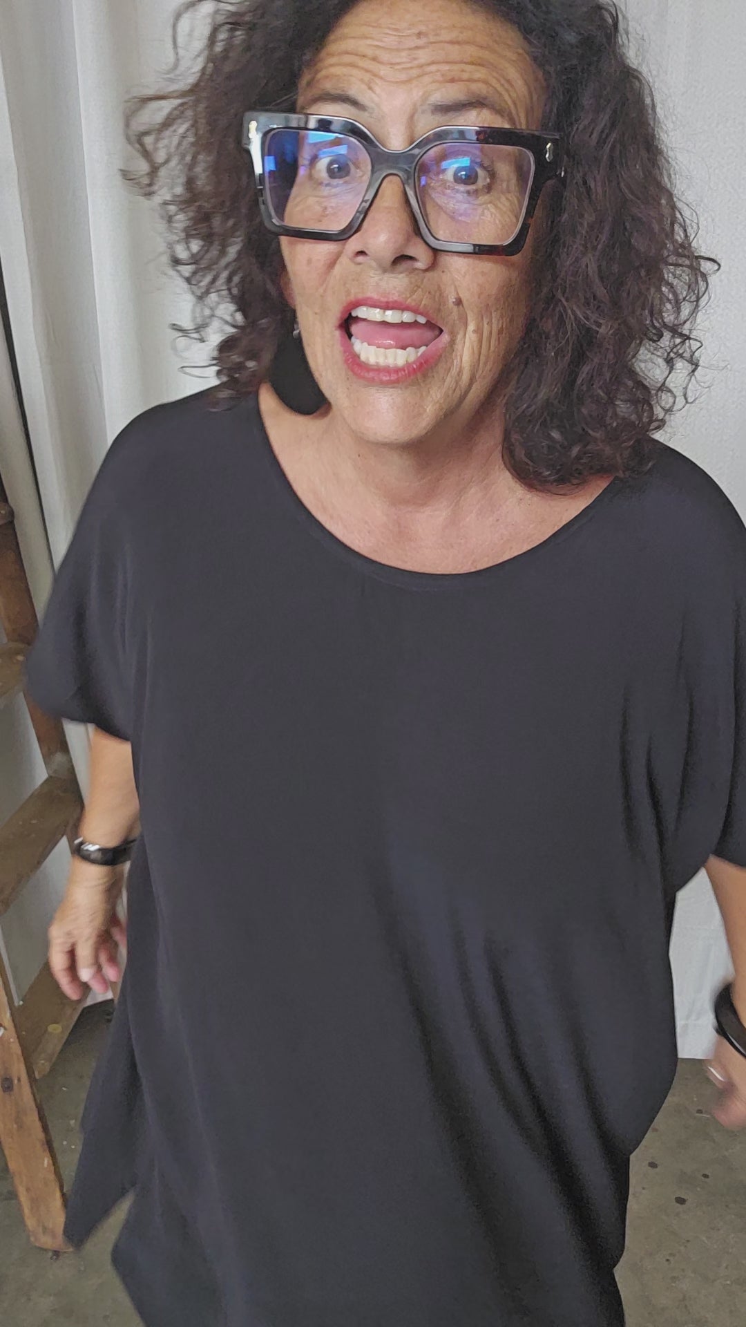 TCD Gorjis Tee Top - Black