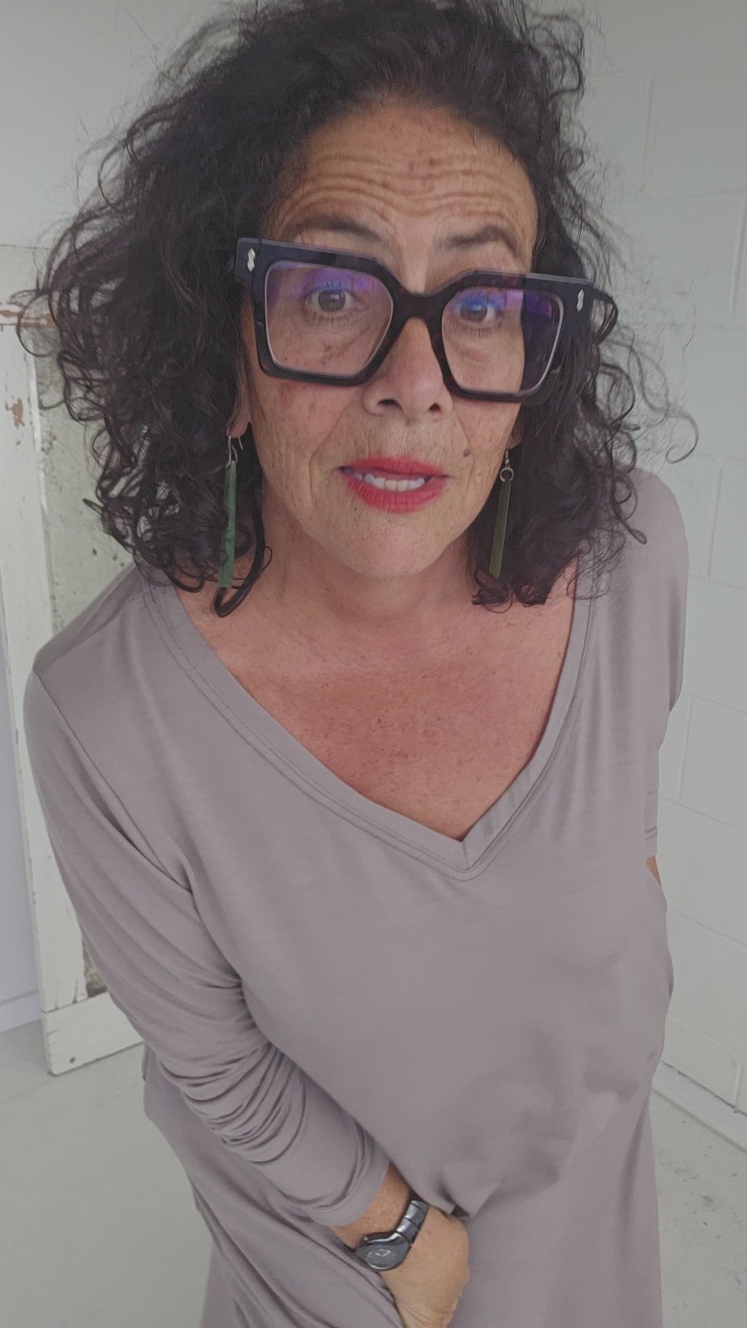 TCD A-line Dress - Fawn Merino Wool