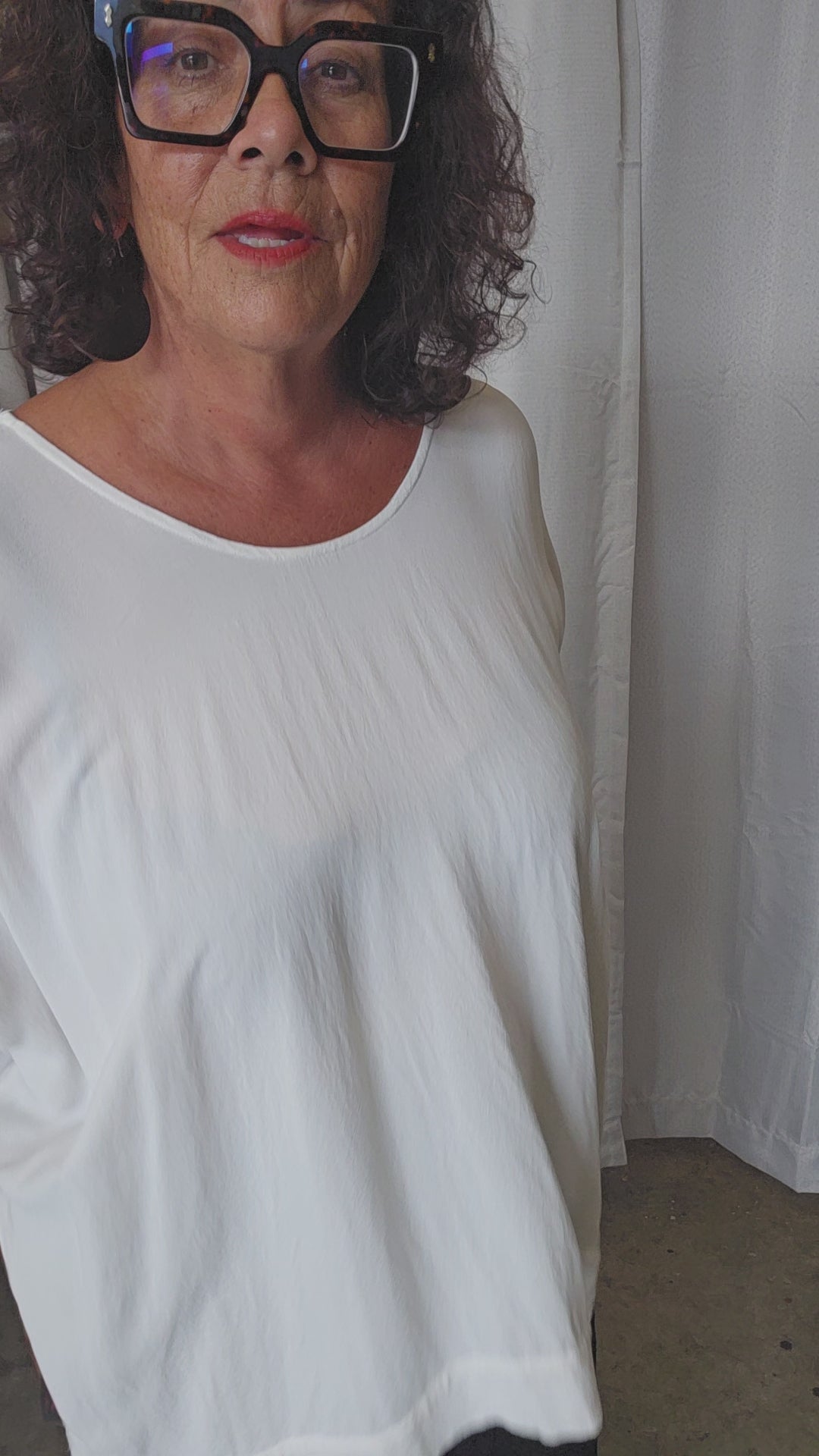 TCD Gorjis Tee Top - Cream