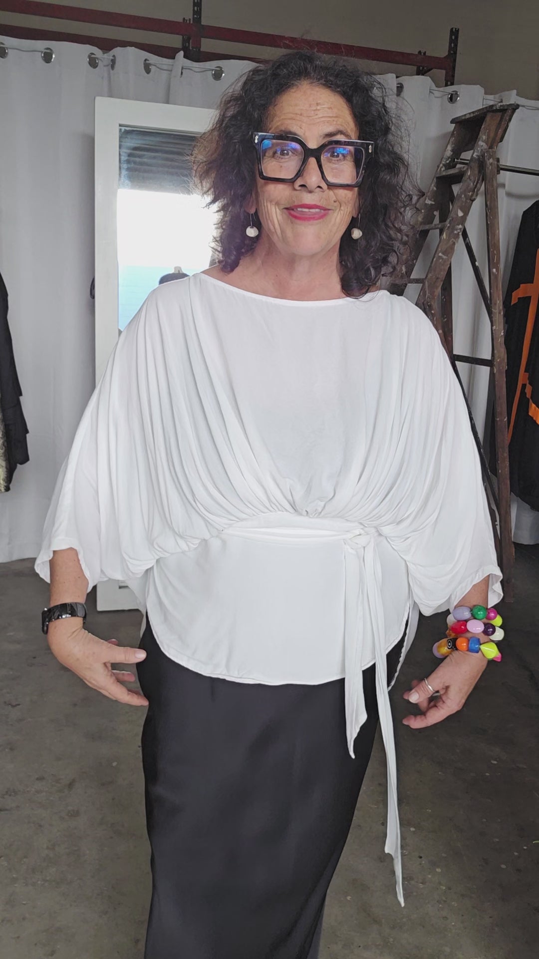 TCD Iris Top - Black