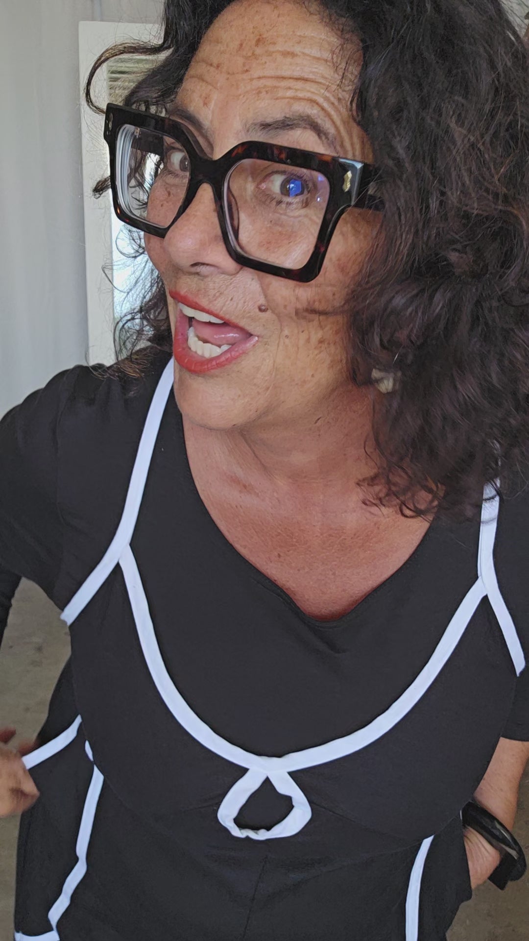 TCD Nomad Tunic - Black and white