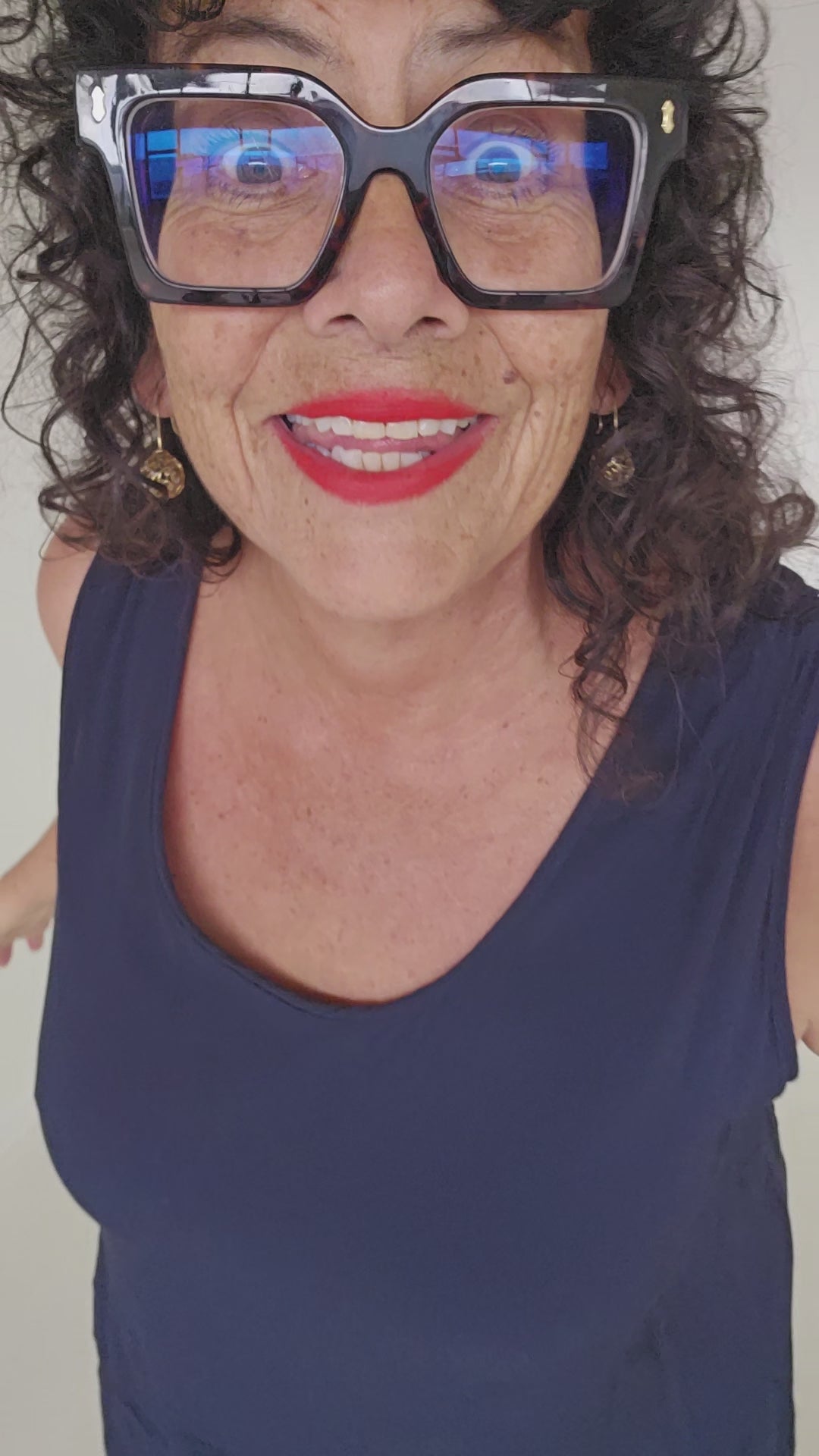 TCD Cleo Summer Coat Split - Navy Ink